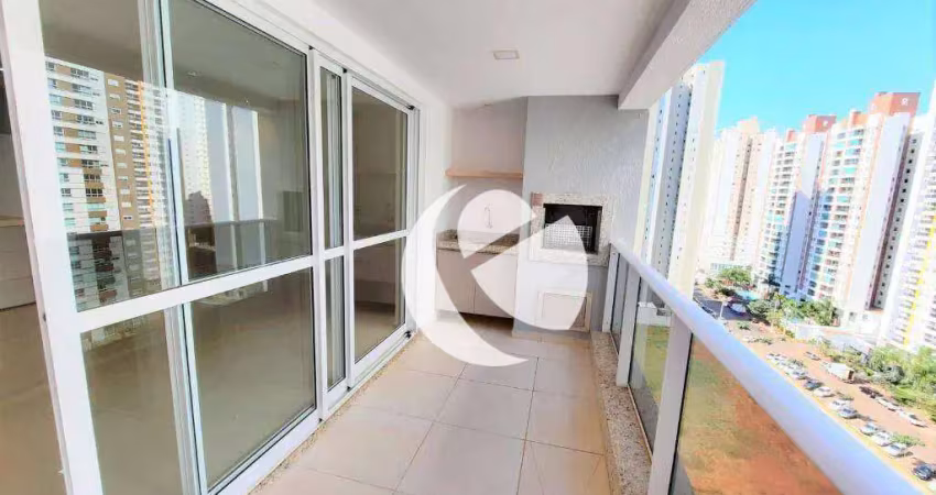 Apartamento com 3 dormitórios para alugar, 95 m² - trésor residence, gleba fazenda palhano - londrina/pr