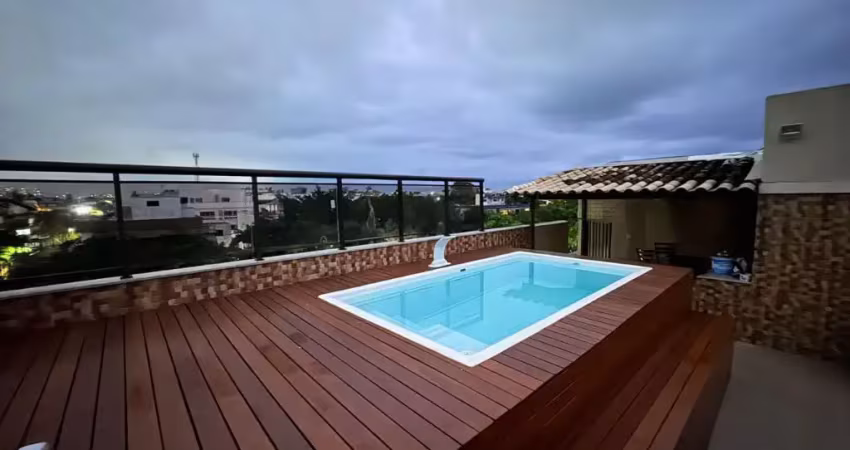 Cobertura duplex com 370 m², 5 quartos e lazer privativo na avenida gláucio gil - recreio dos bandeirantes