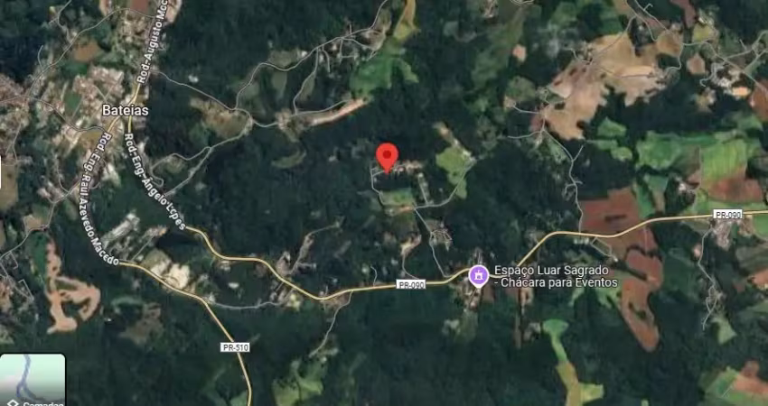 Terreno a 500 metros da estrada do cerne em bateias!