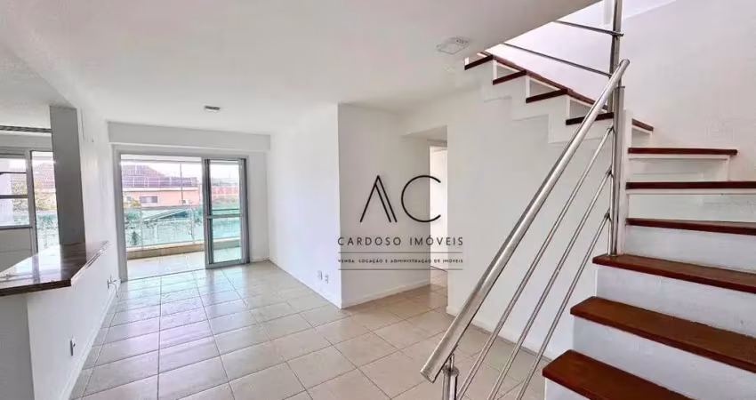 Única cobertura 2qts c/suite - barra village house life (recreio dos bandeirantes)