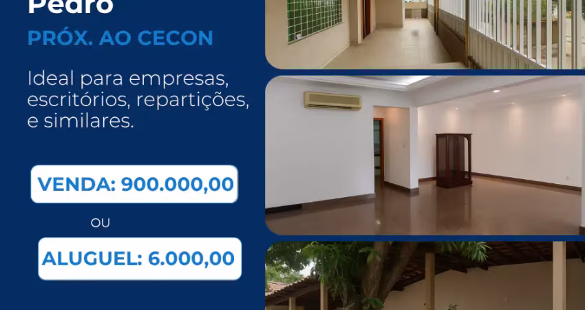 Venda e locação - casa espaçosa no dom pedro - próximo  ao cecon