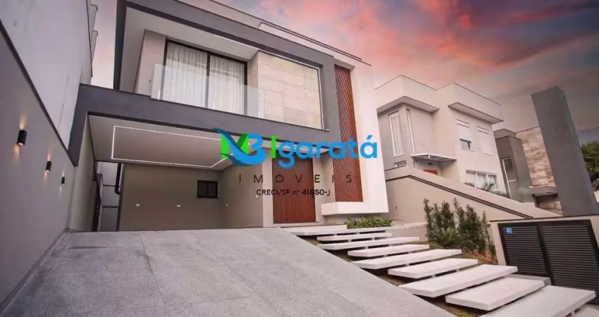Casa em condomínio para locação em arujá, residencial real park, 4 dormitórios, 4 suítes, 2 banheiros, 4 vagas
