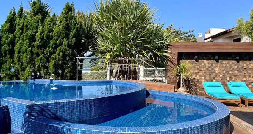 Casa beira mar 16 pessoas piscina na praia de canto grande