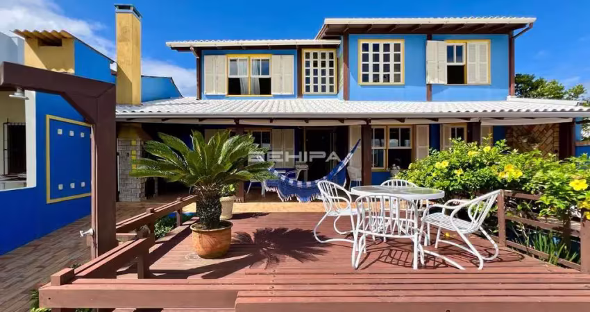 Casa beira-mar com 4 dormitórios à venda canto grande - sc