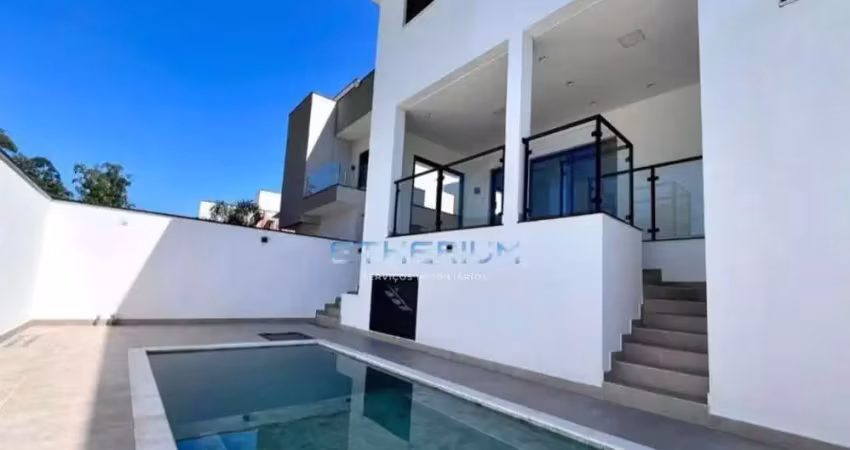 Casa a venda com piscina, 3 quartos e 3 suites 254m2, em condominio fechado, salto/sp