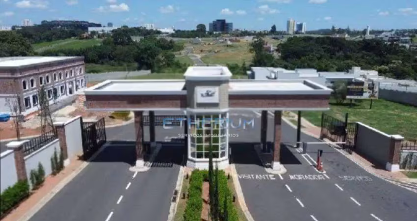 Terreno a venda 300m2, condominio fechado em indaiatuba/sp