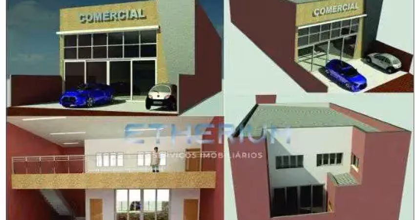 Salao comercial de 285 m2 a venda no bairro cidade nova em santa barbara