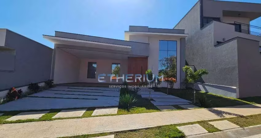 Casa a venda 3 quartos e 3 suites com piscina em condominio fechado, indaiatuba