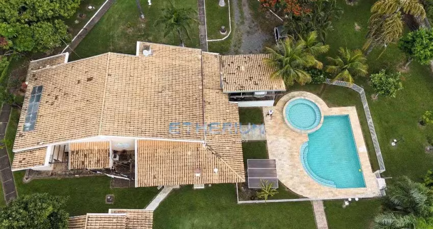 Chacara 5.000m2 casa sede com 4 suites, piscina dupla com hidro em indaiatuba