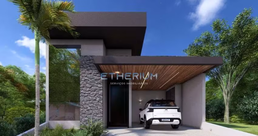 Casa a venda com 3 quartos sendo 1 suite, com energia para carro eletrico no gran reserve em indaiatuba