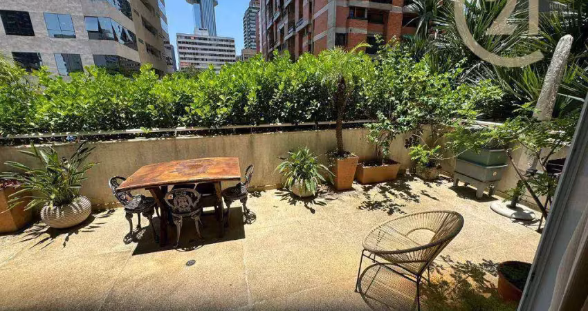 Apartamento garden com 1 dormitório à venda, 94 m² por r$ 1.990.000,00 - pinheiros - são paulo/sp