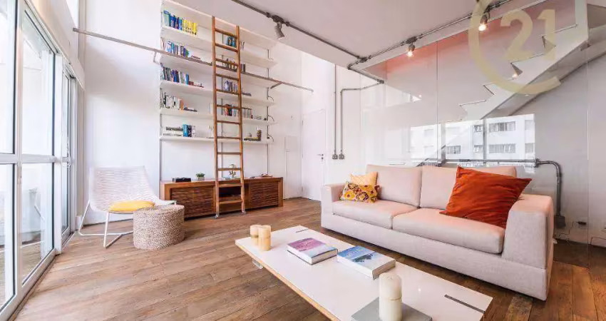 Apartamento com 1 dormitório, 74 m² - venda por r$ 1.850.000,00 ou aluguel por r$ 13.013,97/mês - moema - são paulo/sp