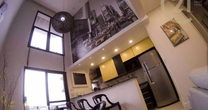 Apartamento com 1 dormitório à venda, 56 m² por r$ 598.000,00 - moema - são paulo/sp