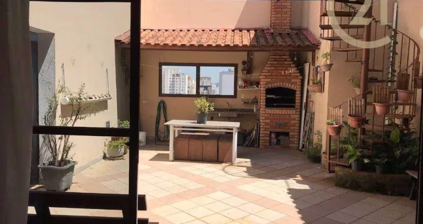Cobertura com 4 dormitórios à venda, 358 m² por r$ 3.800.000,00 - moema - são paulo/sp