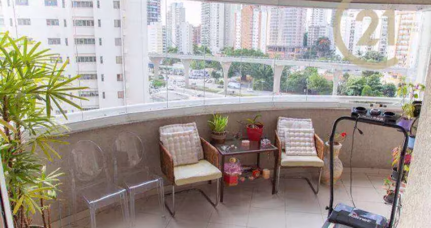 Apartamento com 3 dormitórios à venda, 110 m² por r$ 1.400.000,00 - campo belo - são paulo/sp