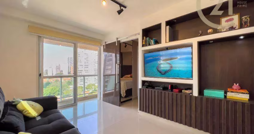 Apartamento com 1 dormitório à venda, 54 m² por r$ 785.000,00 - brooklin - são paulo/sp