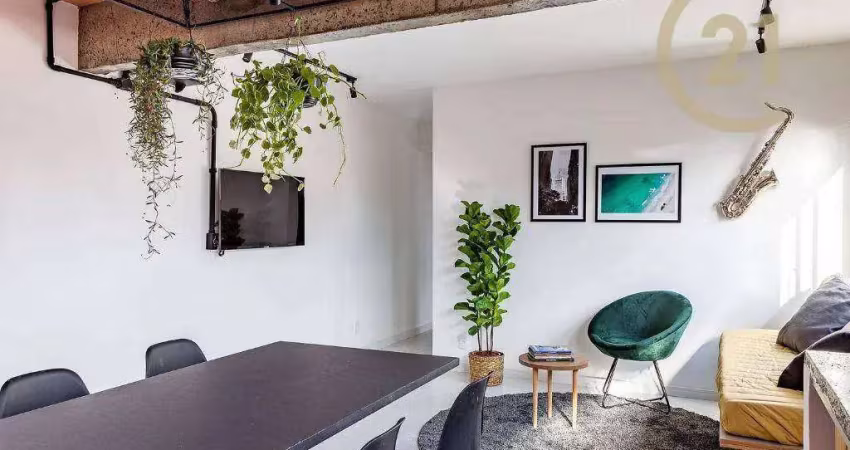 Apartamento com 2 dormitórios à venda, 65 m² por r$ 790.000,00 - pinheiros - são paulo/sp