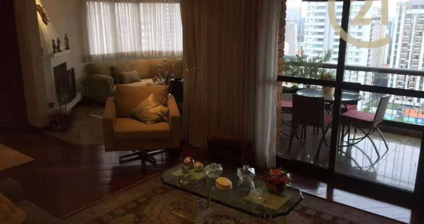 Apartamento com 4 dormitórios à venda, 200 m² por r$ 2.848.000,00 - moema - são paulo/sp
