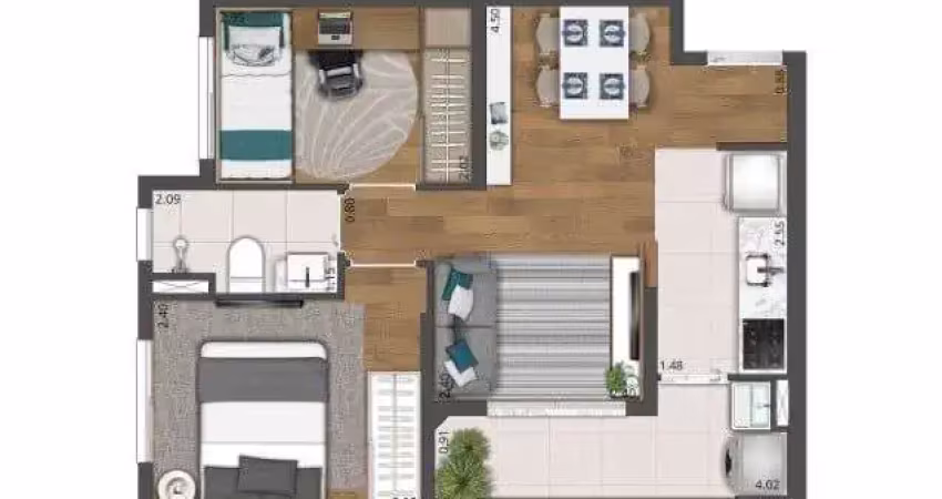 Apartamento à venda na Rua Poxoréu, 2, Cidade Patriarca, São Paulo