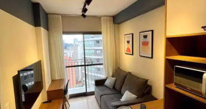 Apartamento com 1 dormitório à venda, 27 m² por r$ 556.900,00 - itaim - são paulo/sp