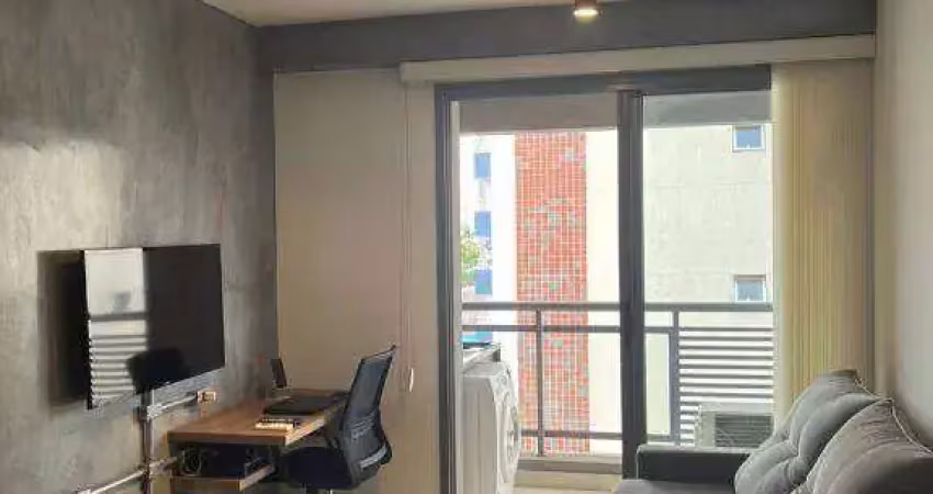 Apartamento com 1 dormitório à venda, 37 m² por r$ 589.500,00 - brooklin - são paulo/sp