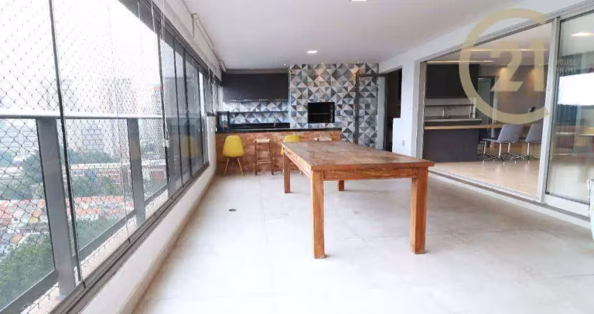 Apartamento com 4 dormitórios à venda, 142 m² por r$ 2.250.000,00 - vila leopoldina - são paulo/sp