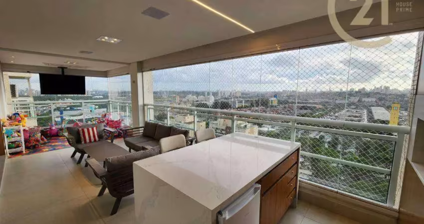 Apartamento com 3 dormitórios à venda, 210 m² por r$ 3.500.000,00 - vila leopoldina - são paulo/sp