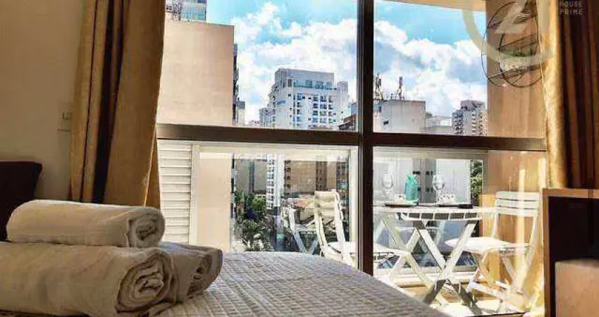 Apartamento com 1 dormitório à venda, 22 m² por r$ 420.000,00 - cerqueira césar - são paulo/sp