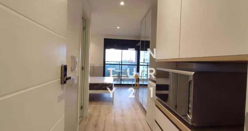 Apartamento mobiliado studio com 1 dormitório, 27,50 m² - venda por r$ 568.050 ou aluguel por r$ 4.721/mês - pinheiros - são paulo/sp