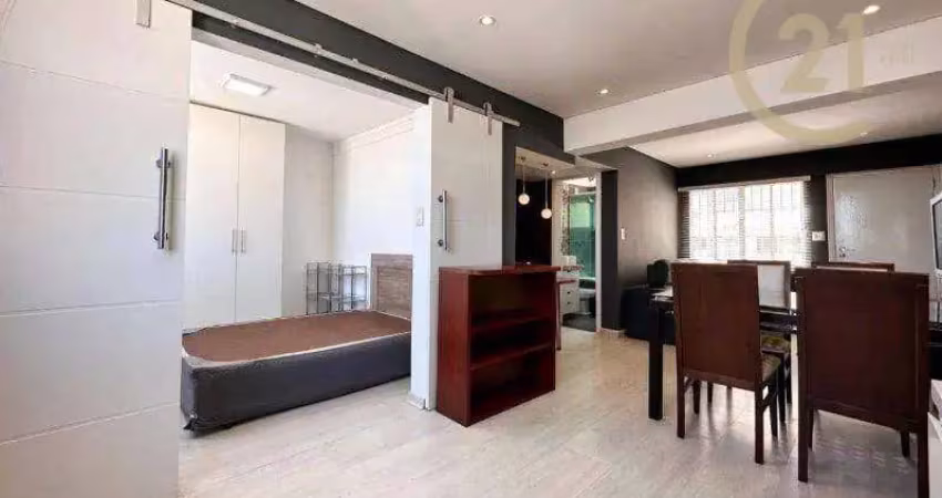 Apartamento reformado com 1 dormitório à venda, 47 m² por r$ 730.000 - vila madalena - são paulo/sp