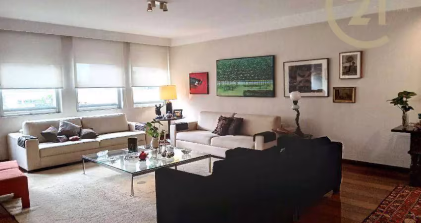Apartamento com 3 dormitórios à venda, 300 m² por r$ 2.450.000,00 - higienópolis - são paulo/sp