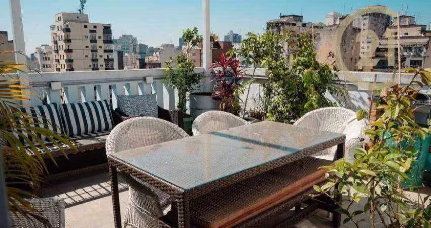 Apartamento com 1 dormitório à venda, 110 m² por r$ 599.000,00 - república - são paulo/sp