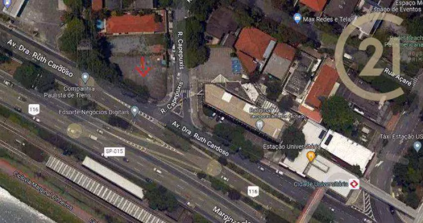 Terreno à venda, 1088 m² por r$ 8.480.000,00 - alto de pinheiros - são paulo/sp