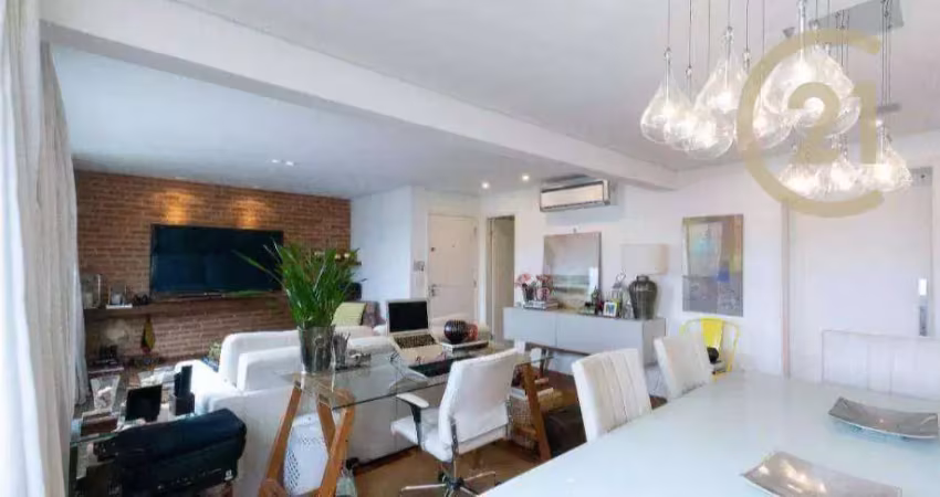 Apartamento com renda com 2 dormitórios à venda, 124 m² por r$ 1.600.000 - vila olímpia - são paulo/sp