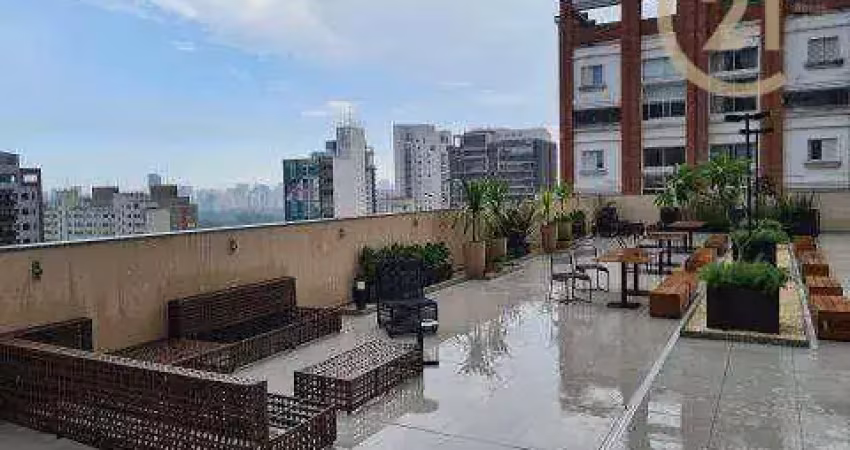 Apartamento, 25 m² - venda por r$ 585.000,00 ou aluguel por r$ 4.940,00 - pinheiros - são paulo/sp