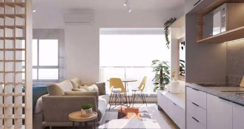 Apartamento mobiliado com 1 dormitório à venda, 28 m² por r$ 720.800 - pinheiros - são paulo/sp