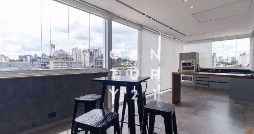 Cobertura alto padrão com 1 dormitório à venda, 121 m² por r$ 2.700.000 - vila madalena - são paulo/sp