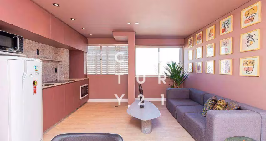 Apartamento com 1 dormitório à venda, 45 m² por r$ 620.000,00 - consolação - são paulo/sp
