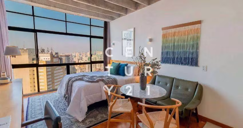 Apartamento à venda, 29 m² por r$ 585.000,00 - república - são paulo/sp