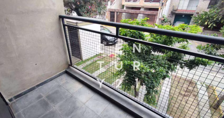 Apartamento studio com 1 dormitório, 1 vaga de garagem, 23 m² - venda por r$ 414.992 ou aluguel por r$ 3.230 - perdizes - são paulo/sp