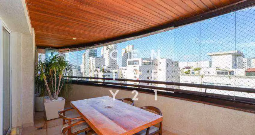 Apartamento à venda, 202 m² por r$ 2.590.000,00 - moema índios - são paulo/sp