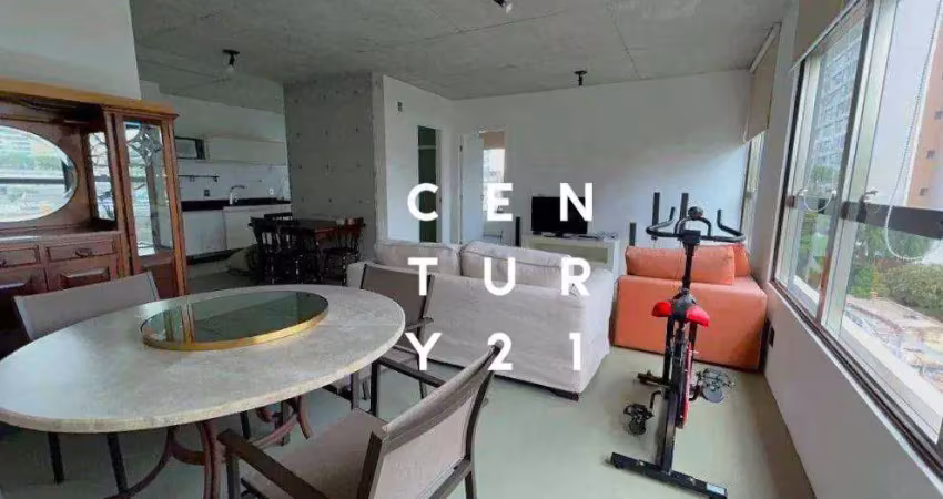 Apartamento com 1 dormitório, 75 m² - venda por r$ 1.500.000,00 ou aluguel por r$ 6.750,00/mês - campo belo - são paulo/sp