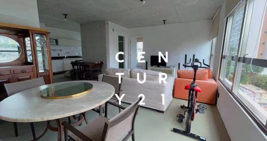 Apartamento com 1 dormitório, 75 m² - venda por r$ 1.500.000,00 ou aluguel por r$ 6.750,00/mês - campo belo - são paulo/sp