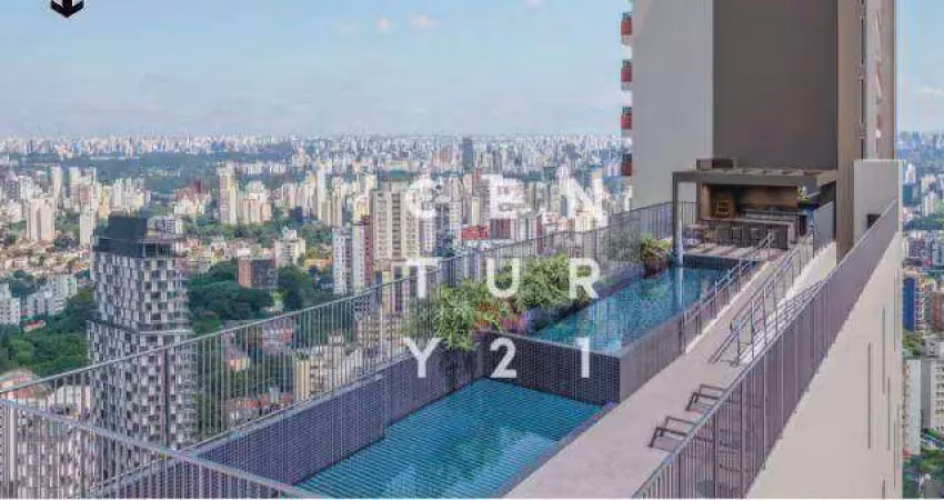 Apartamento à venda, 25 m² por r$ 387.000,00 - vila madalena - são paulo/sp