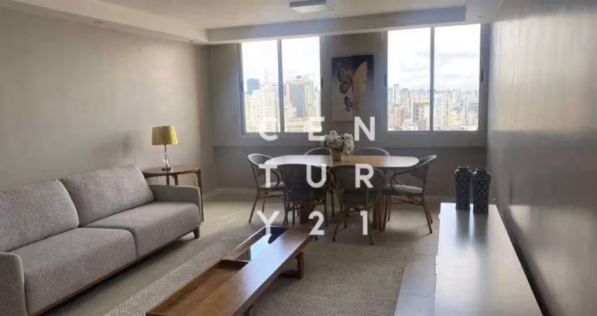 Apartamento com 3 dormitórios à venda, 135 m² por r$ 2.800.000,00 - cerqueira césar - são paulo/sp