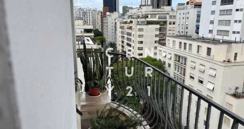 Apartamento com 4 dormitórios à venda, 200 m² por r$ 2.400.000,00 - higienópolis - são paulo/sp