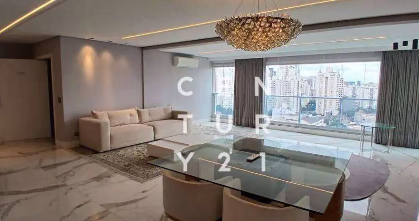 Apartamento com 3 dormitórios, 221 m² - venda por r$ 5.500.000,00 ou aluguel por r$ 29.369,70/mês - vila romana - são paulo/sp