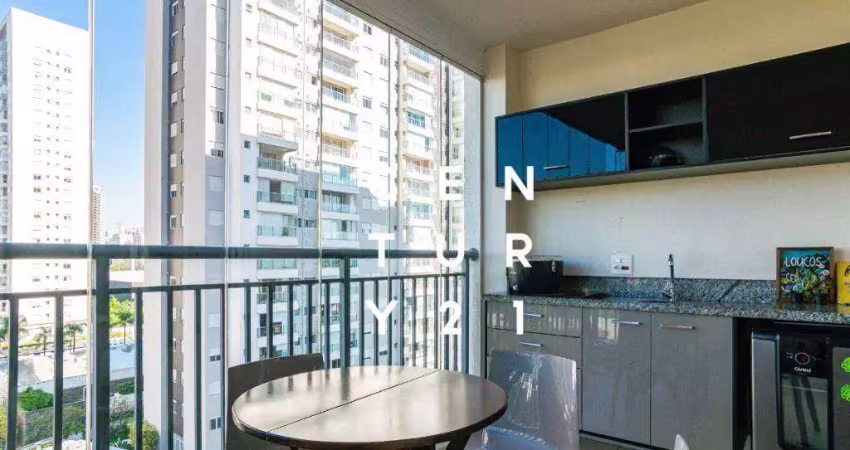 Apartamento com 2 dormitórios à venda, 60 m² por r$ 599.000,00 - vila anastácio - são paulo/sp