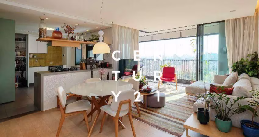 Apartamento com 2 dormitórios à venda, 101 m² por r$ 2.300.000,00 - vila madalena - são paulo/sp