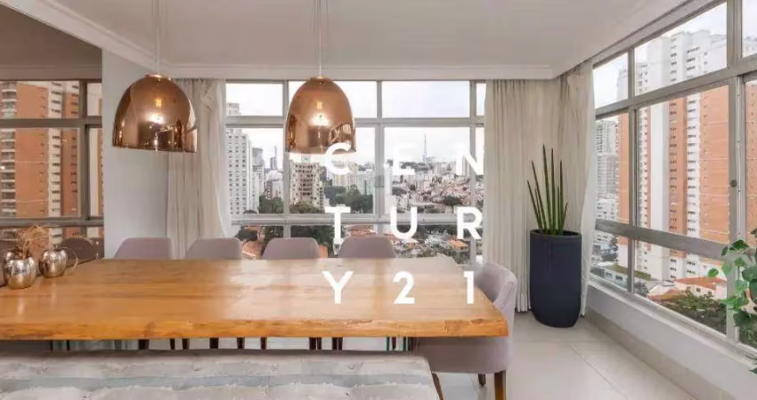 Apartamento com 3 dormitórios à venda, 123 m² por r$ 1.950.000,00 - perdizes - são paulo/sp